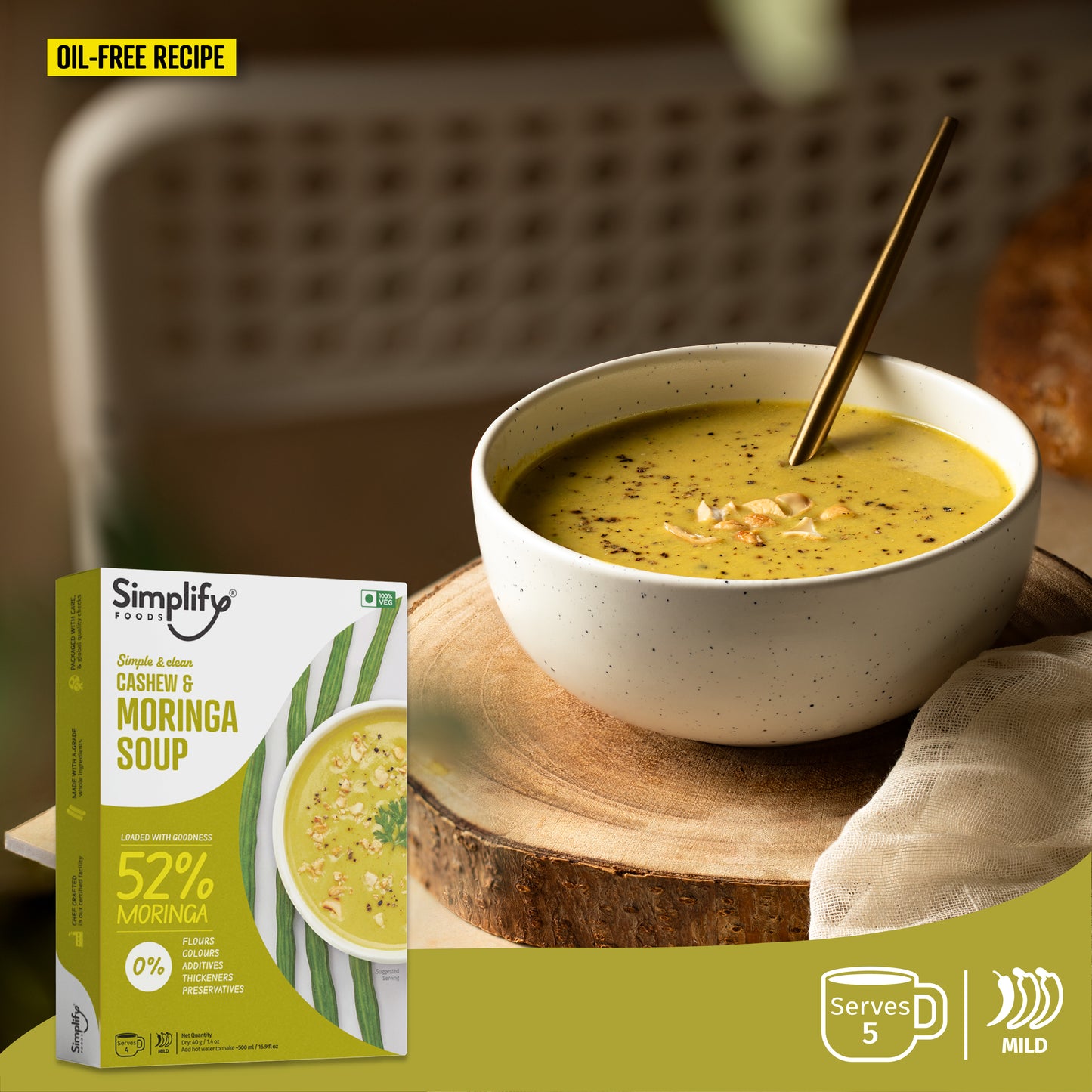 Cashew & Moringa Soup
