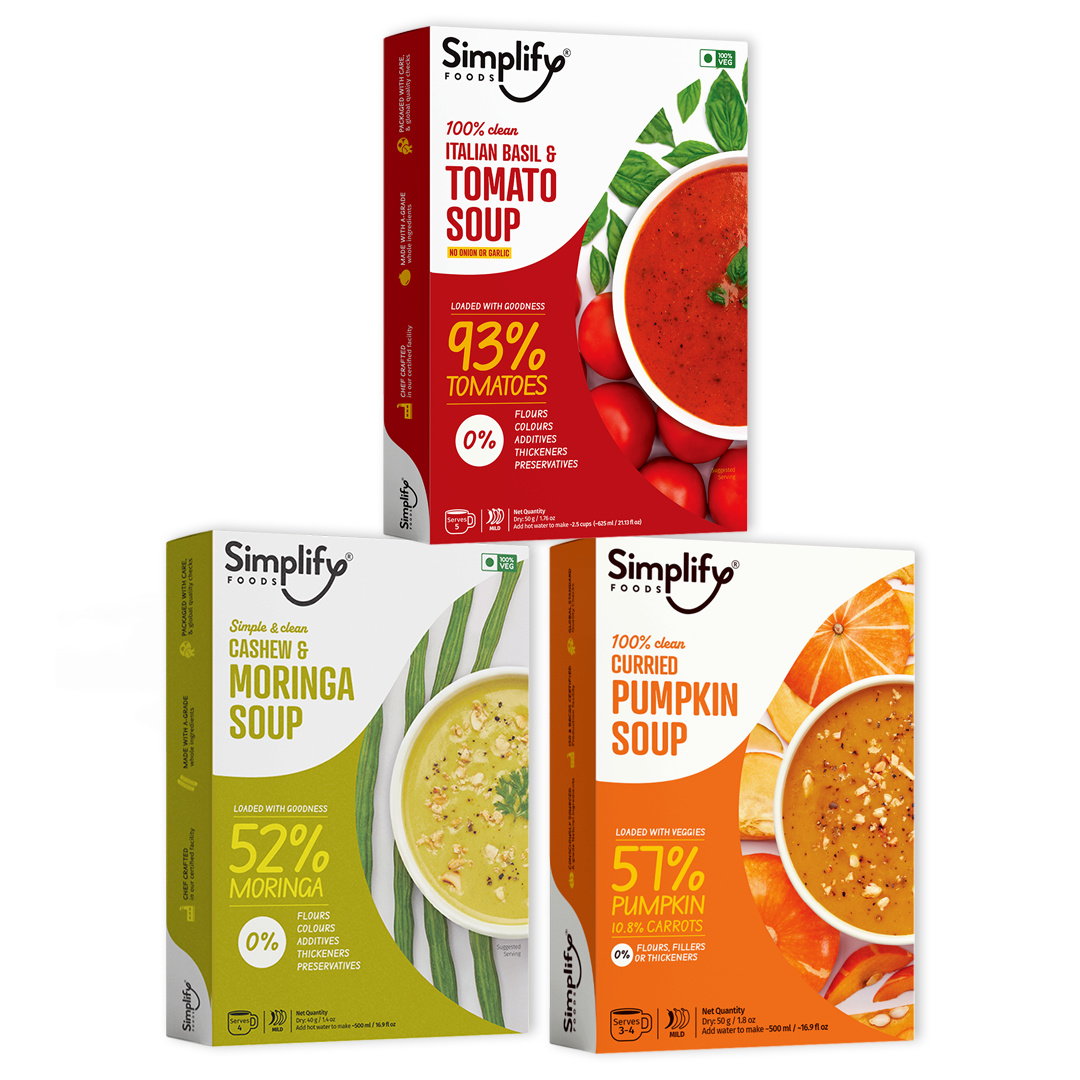 Lean & Green Soups (Pack of 3 gut-friendly soups)