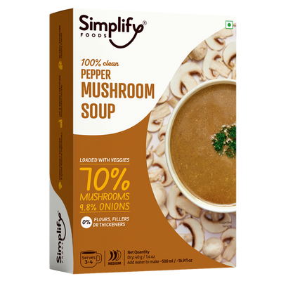 Pepper Mushroom Soup | 20% OFF