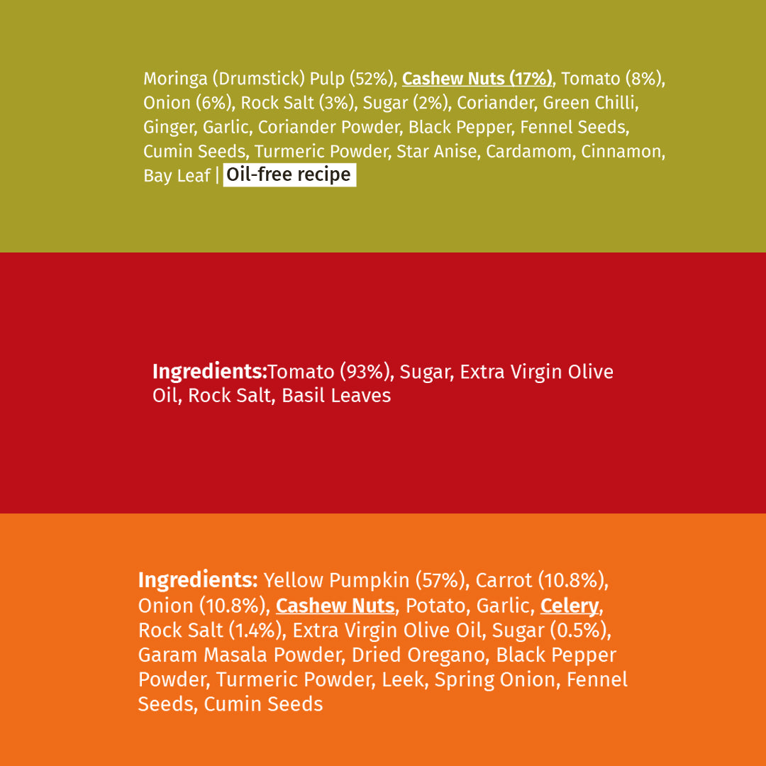 Lean & Green Soups (Pack of 3 gut-friendly soups)