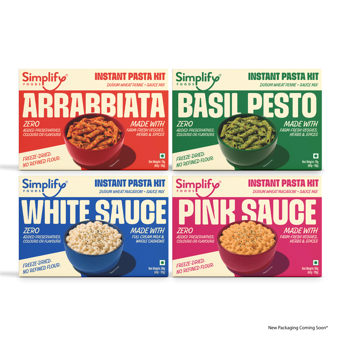 Pasta Party Pack | 4 Instant Pasta Kits