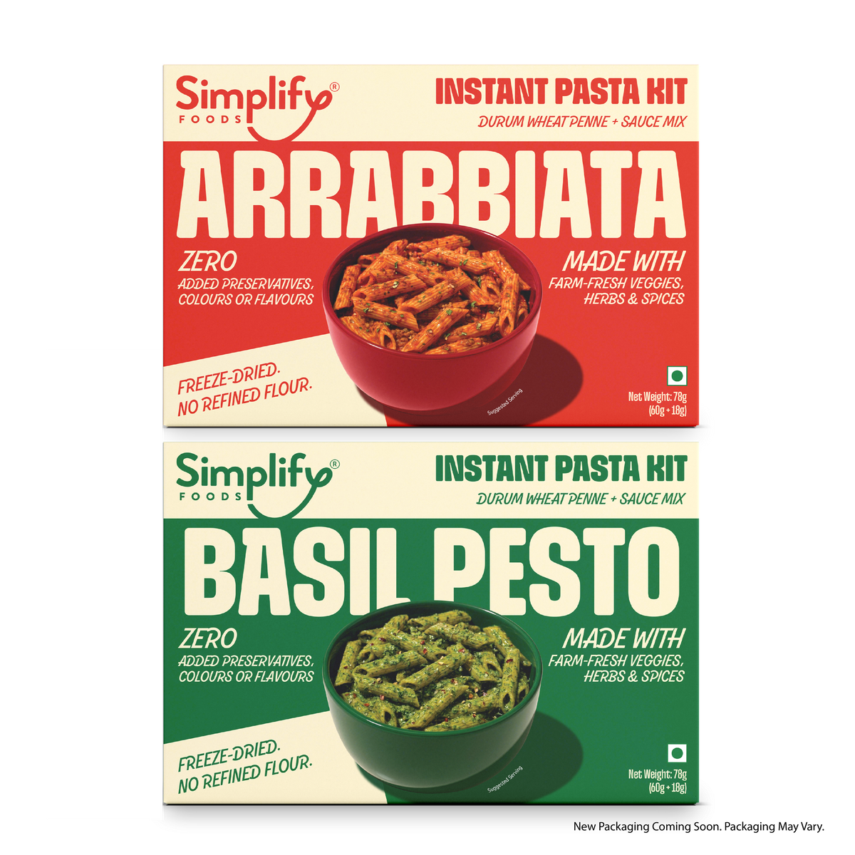 Pasta Dinner Packs | Arrabbiata & Pesto Pasta Kits