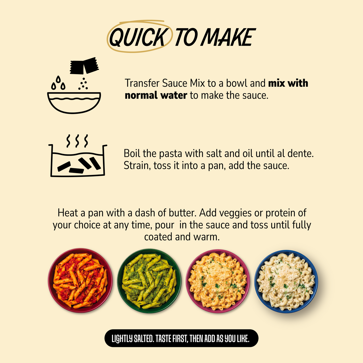 Pasta Party Pack | 4 Instant Pasta Kits