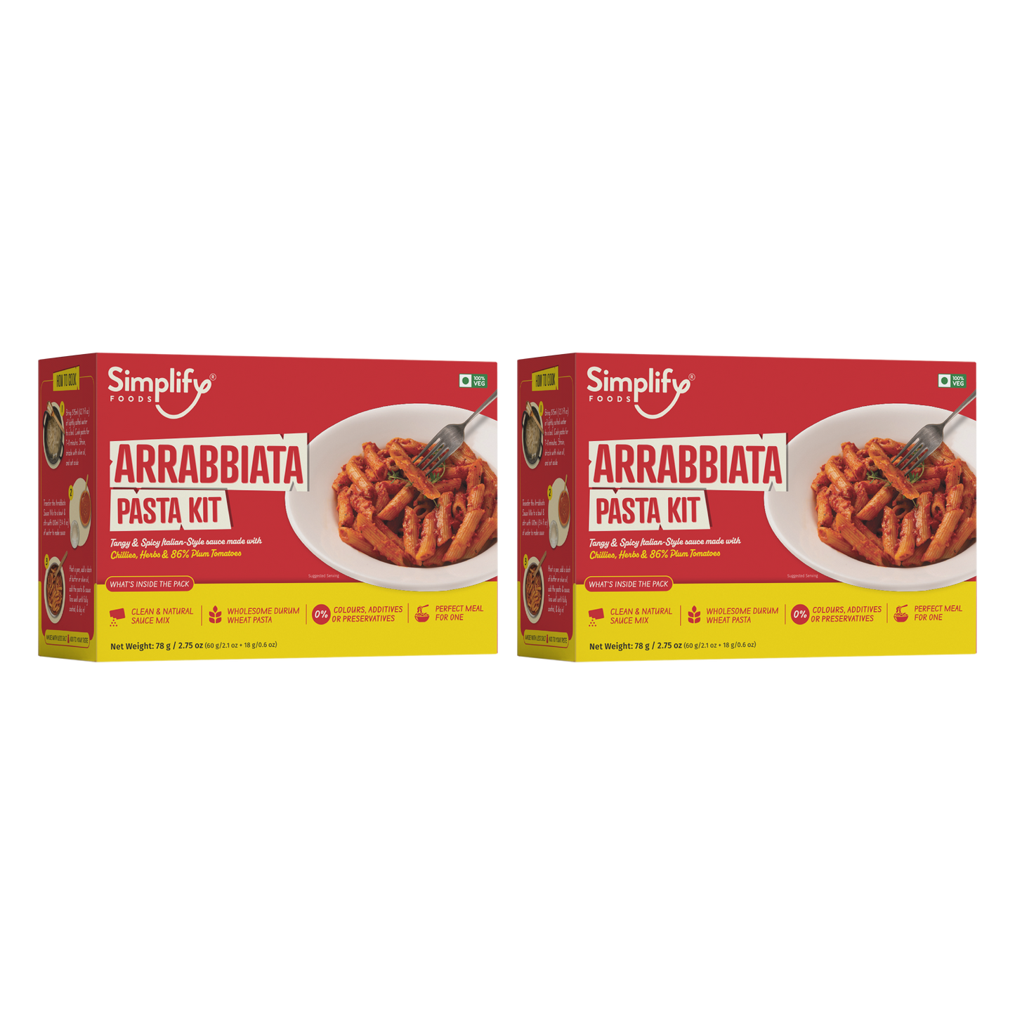 Arrabbiata Pasta Kit (2 Meal Packs)