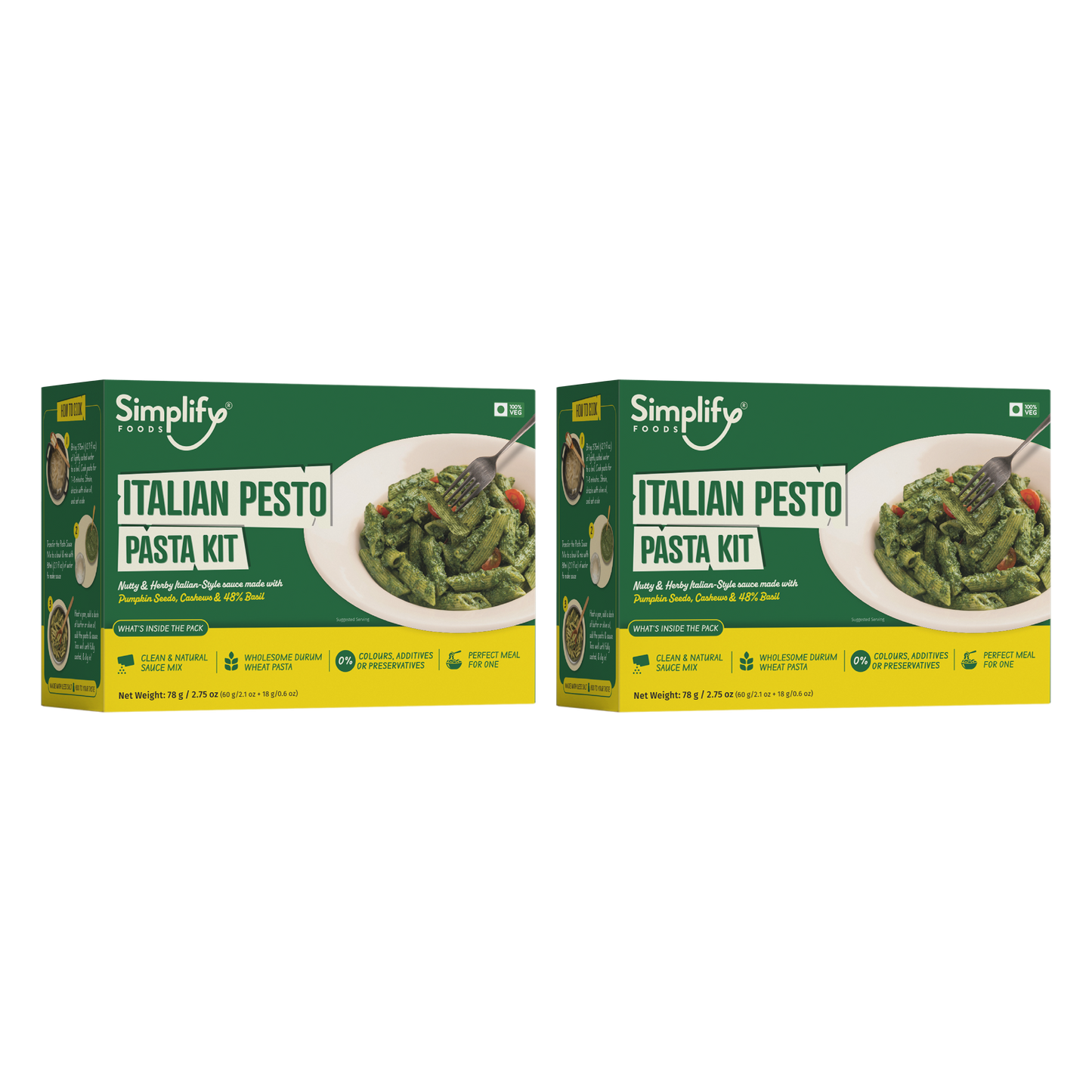 Italian Pesto Pasta Kit (2 Meal Packs)