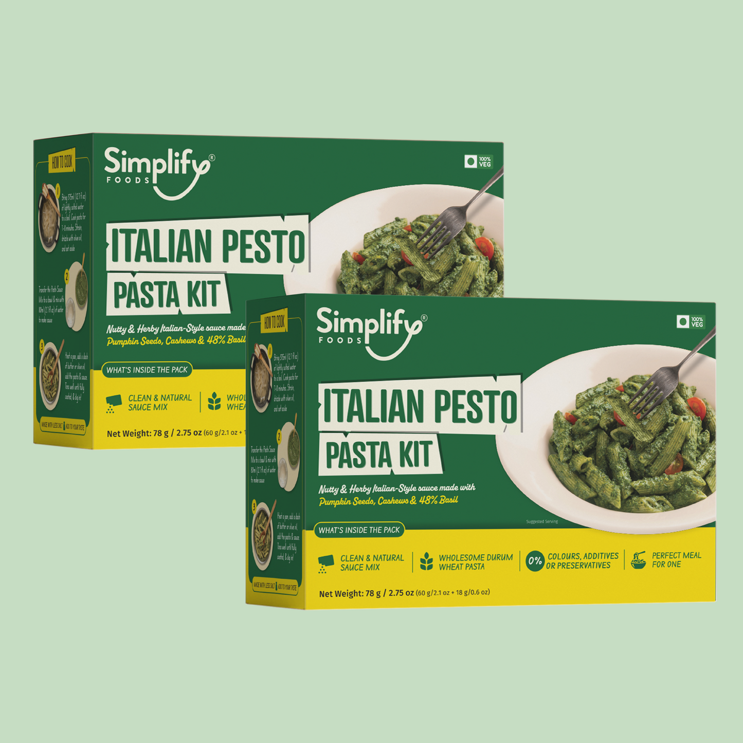 Italian Pesto Pasta Kit (2 Meal Packs)