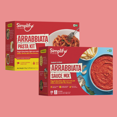 Arrabbiata Pasta Kit + Sauce Mix Refill Combo