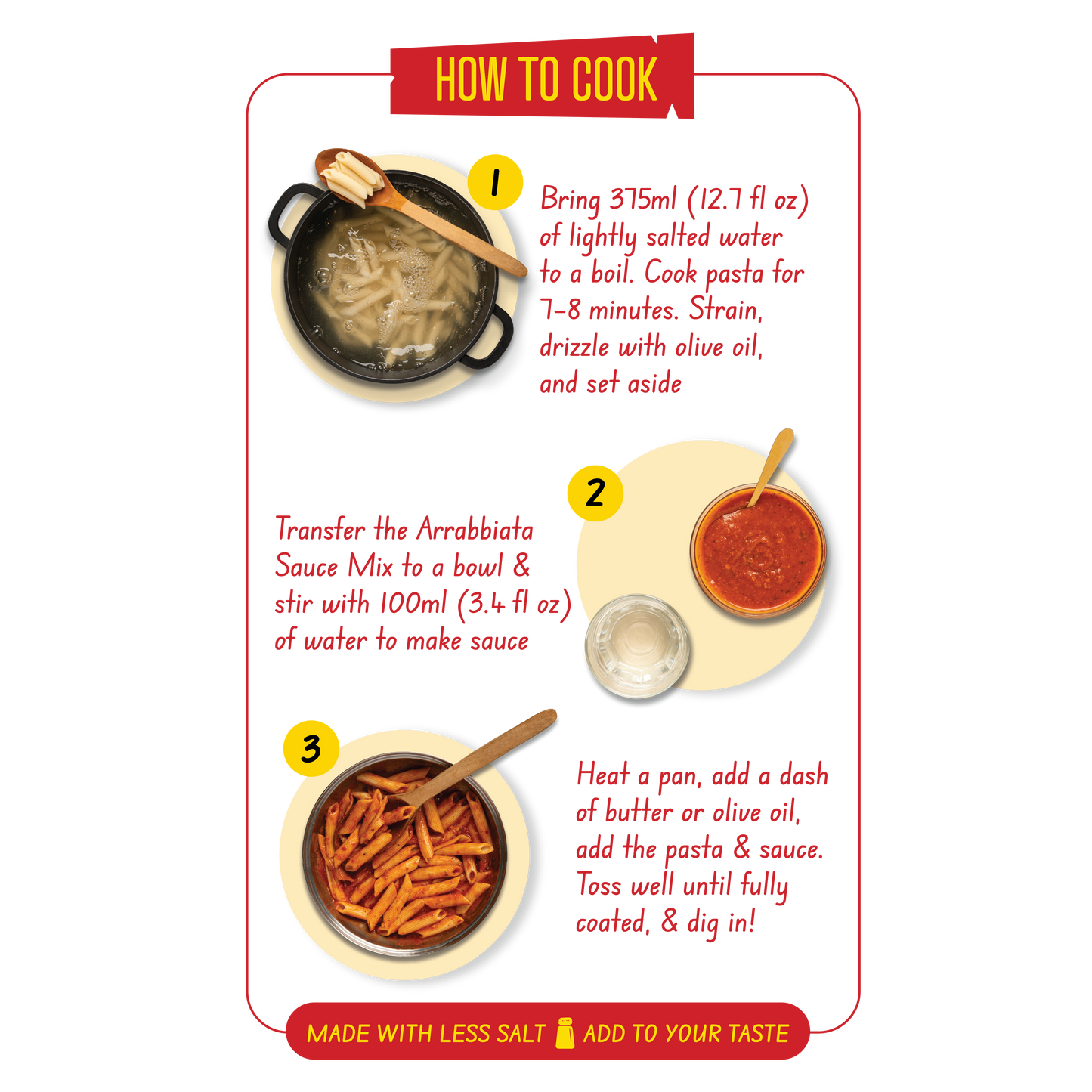 Arrabbiata Pasta Kit + Sauce Mix Refill Combo