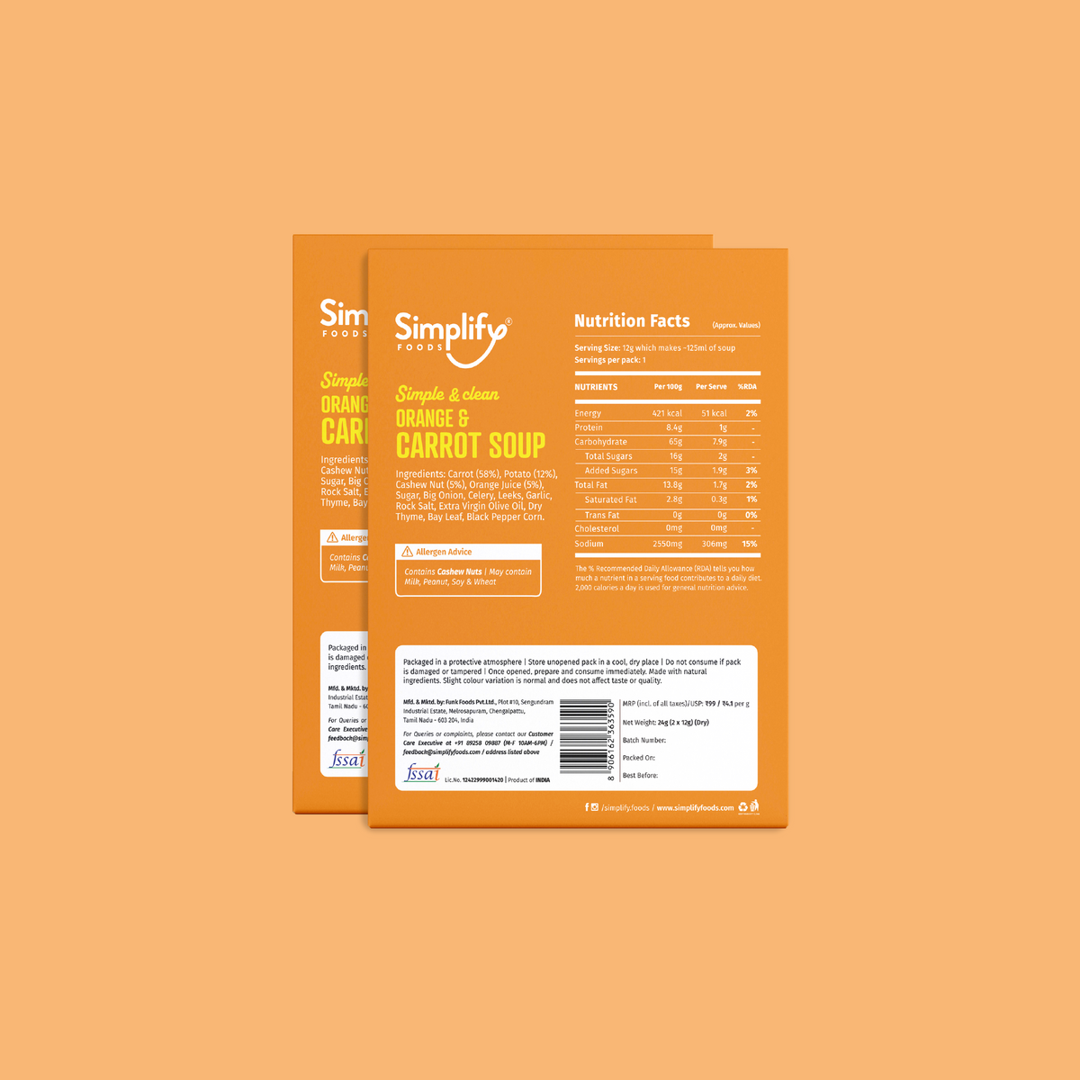 Orange & Carrot Soup