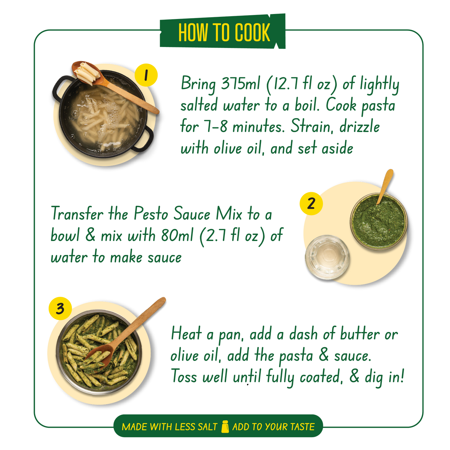 Italian Pesto Pasta Kit (2 Meal Packs)
