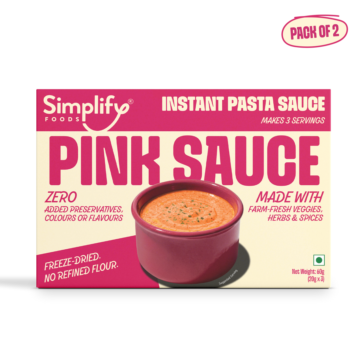 Pink Sauce | Instant Pasta Sauce