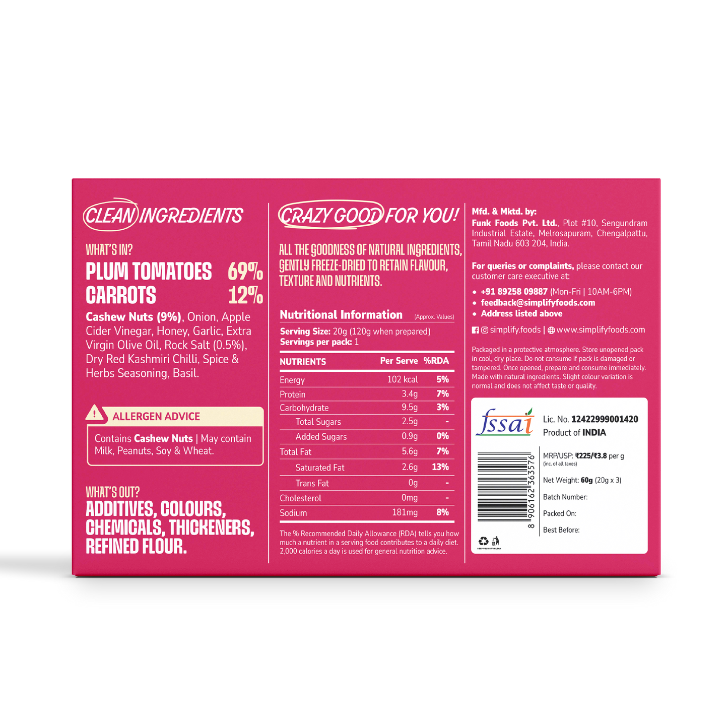 Pink Sauce | Instant Pasta Sauce