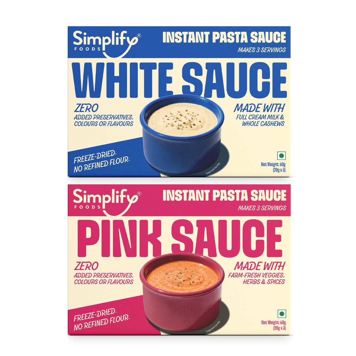 Pink & White Sauce - Creamy Duo