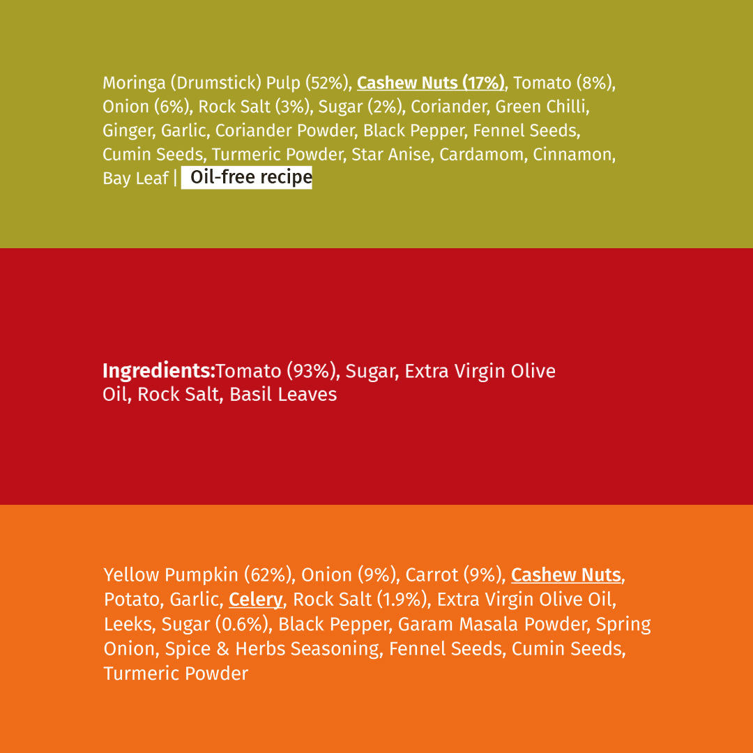 Lean & Green Soups (Pack of 3 gut-friendly soups)